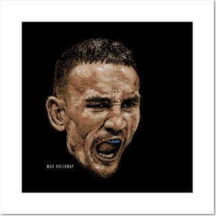 Max Holloway Portrait Posters and Art